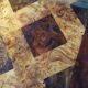Coffee table in ronce de noyer lancel