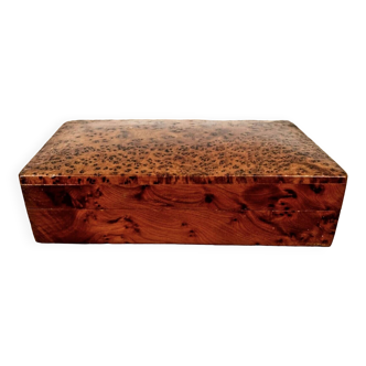 Old elm burl box