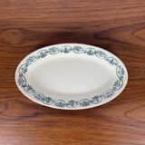 Ravier St Amand Ceranor, motif fleur vert foncé