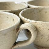 Pyrite 'quail shell' ceramic stoneware mugs