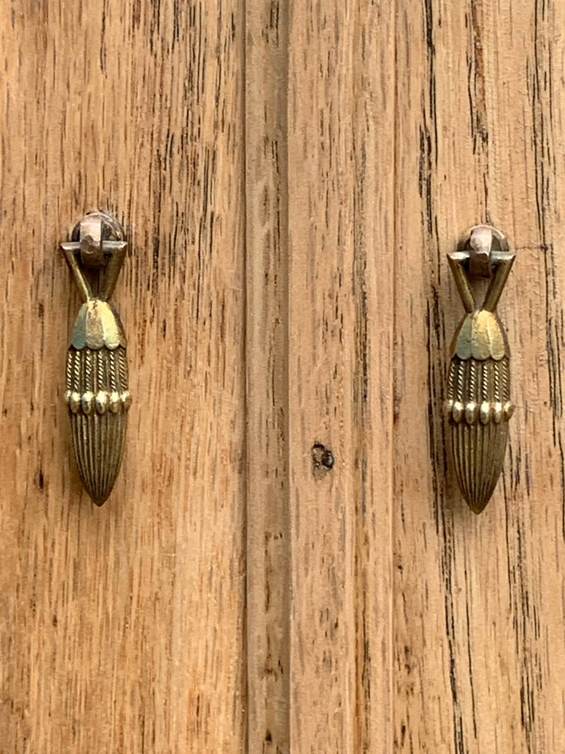 Parisian art deco sideboard in raw oak 1930