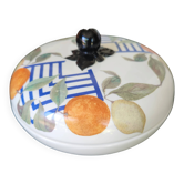 Gien earthenware bonbonnière