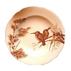 plat rond creux art nouveau