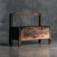 Banc Coffre Primitif Wabi Sabi, France, 19ème Siècle
