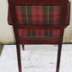 Bridge chair in Scottish check fabric