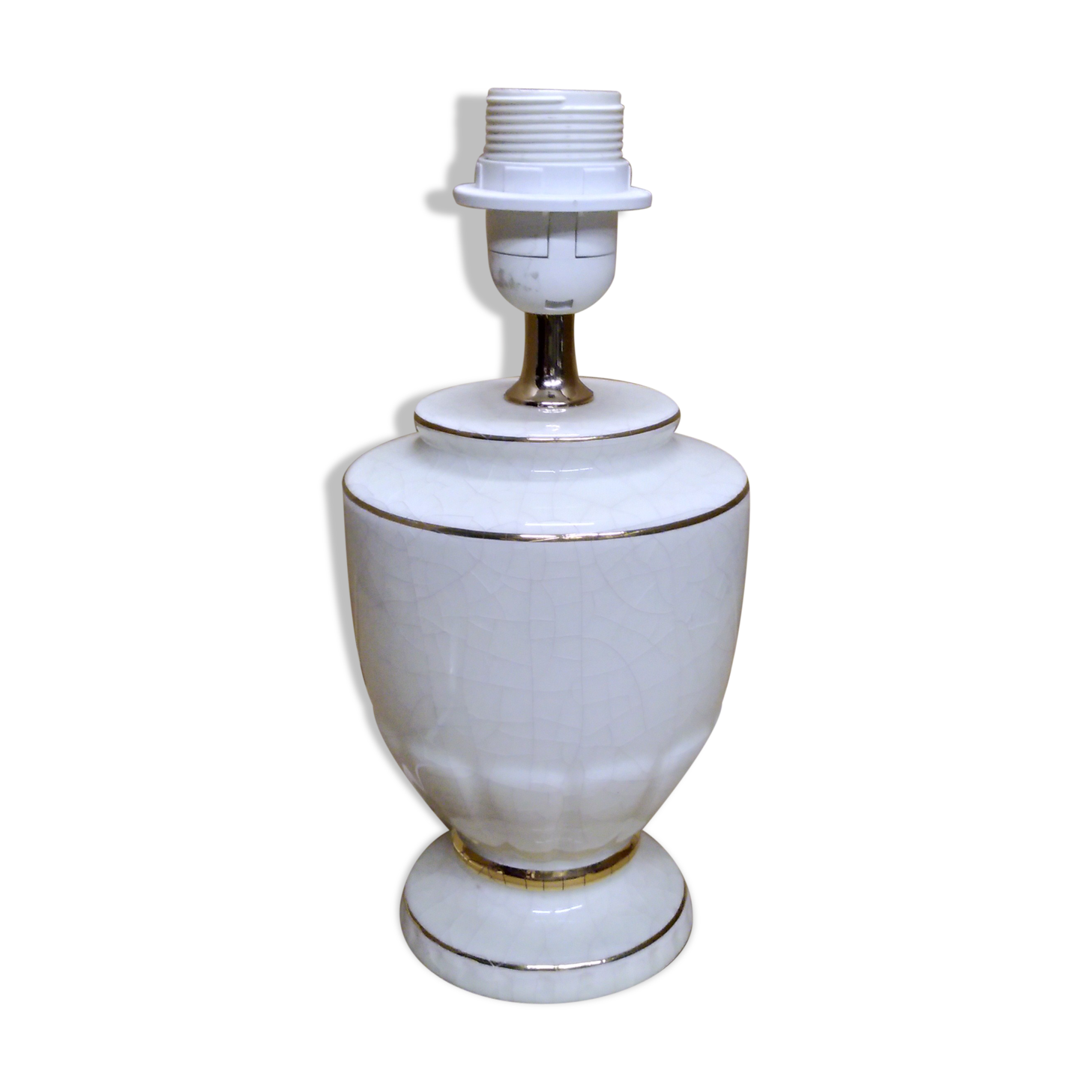 Vintage ceramic lamp foot
