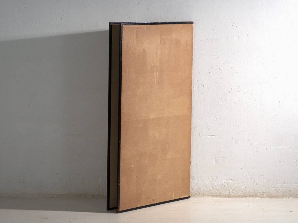 Antique Japanese folding screen with two panels featuring paintings – Japan, circa 1900