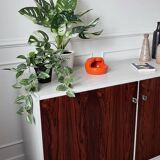 Vintage four-door buffet in rosewood.