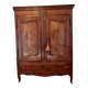 Antique cabinet with elm burrolled doors