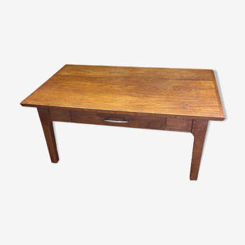 Coffee table with one vintage wooden drawer ep 50/60