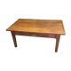 Table basse un tiroir bois vintage ep 50/60