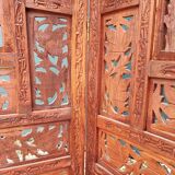 3-panel solid wood screen