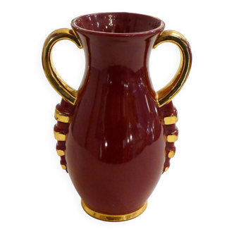 Art Deco amphora vase by Poet-Laval