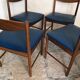 Lot de 4 chaises scandinaves teck 1960’s
