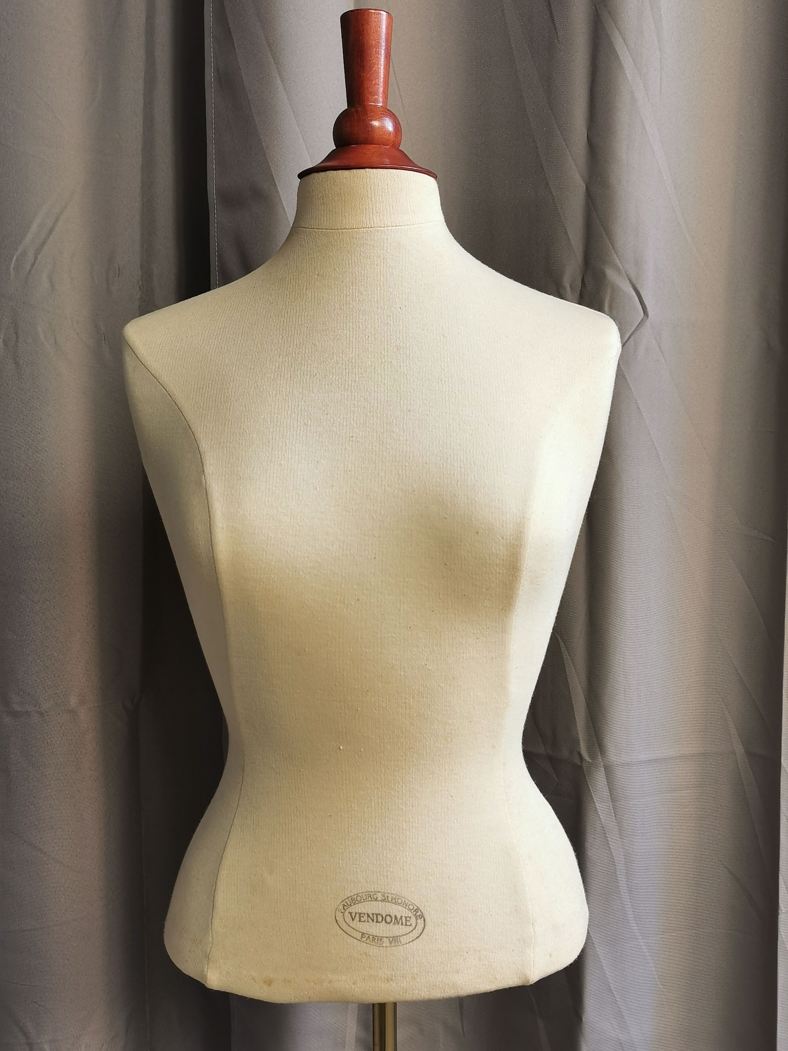 Mannequin vintage "buste de femme sur pied"