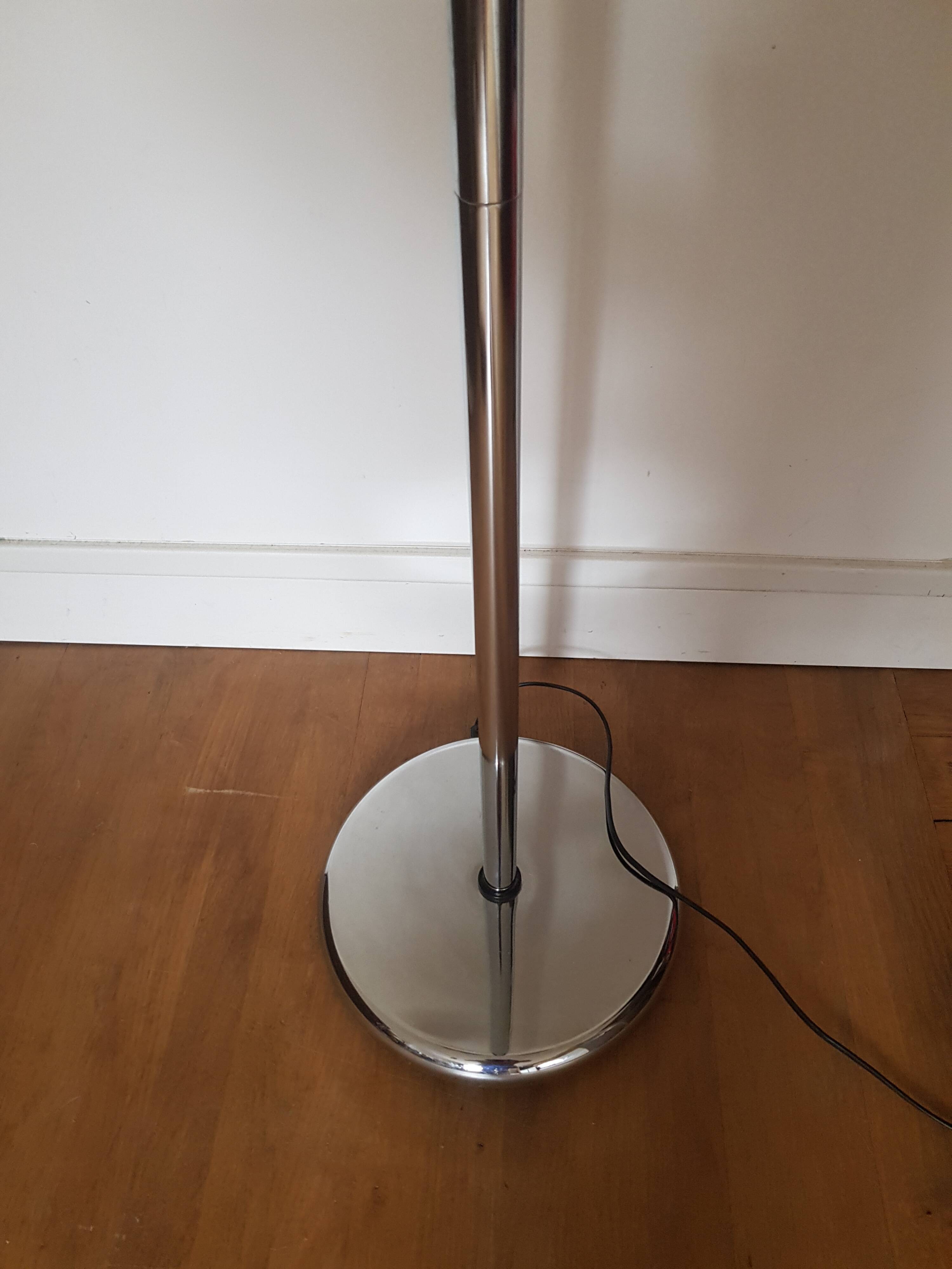 Vintage floor lamp with 3 globes