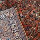 Handmade antique Persian Sarouk square rug 4.1'x 4.1' (125cm x 125cm) 1920s