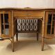 Art Nouveau Ladies' Writing Desk in Oak & Rattan, circa 1910