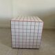 Cubes side table 40x40 ceramic
