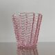 Vintage pink woven glass lantern – Murano style