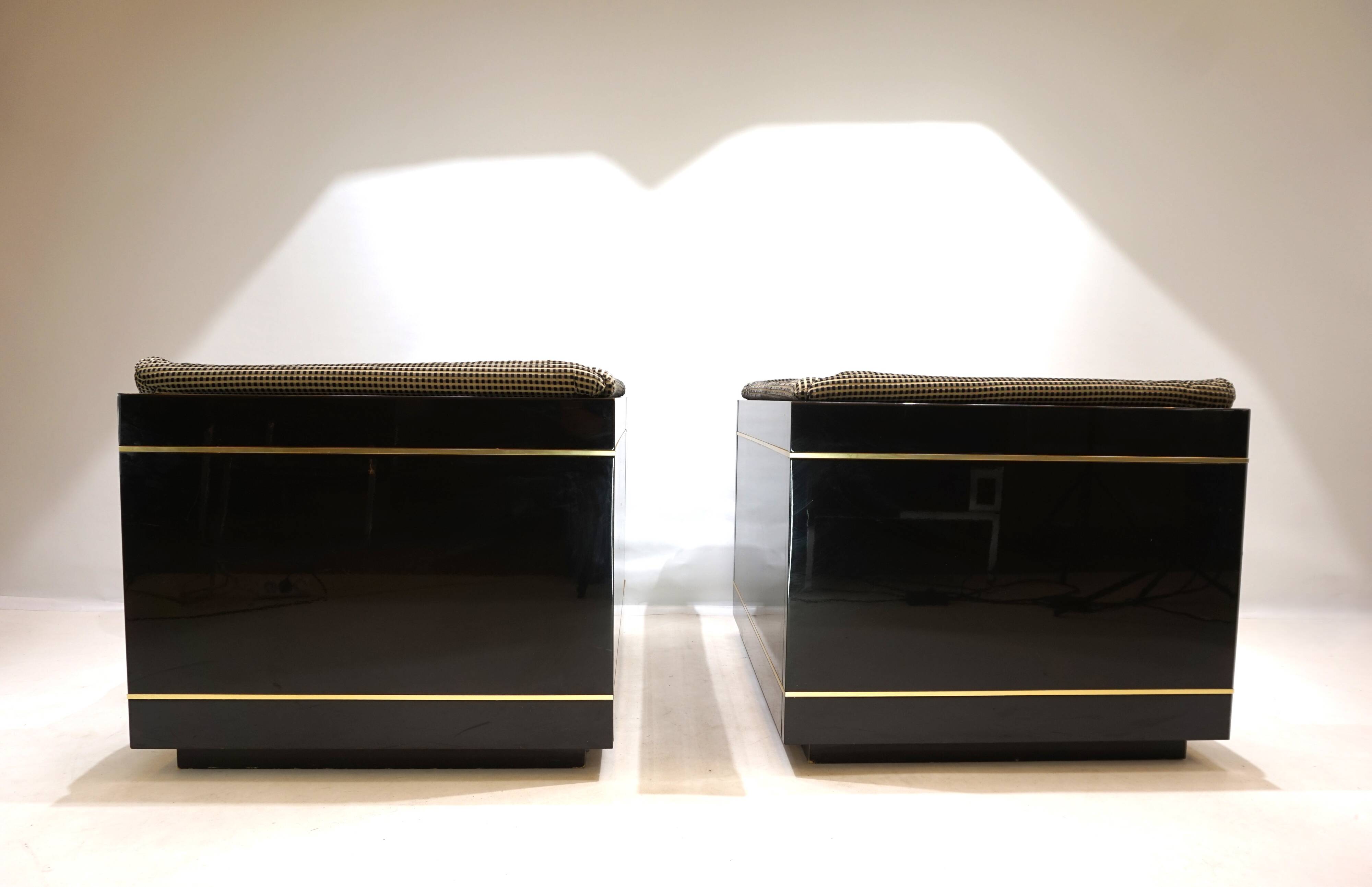 Ensemble de 2 chaises longues attribuées à Pierre Cardin, 1970