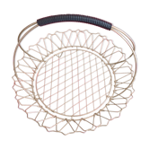 Panier à fruits vintage métal doré