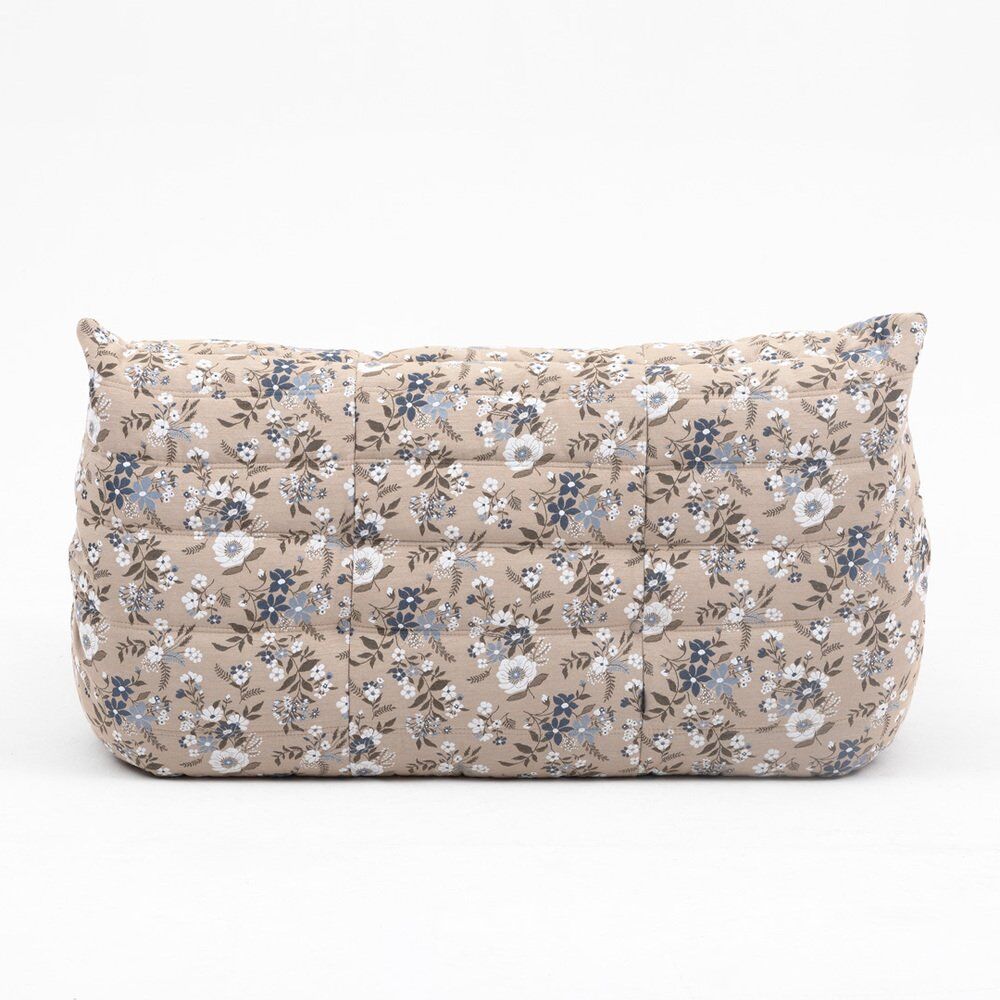 Togo three-seater sofa in patterned fabric by Michel Ducaroy for Ligne Roset