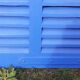 Small blue shutter L75xH101cm with louvers