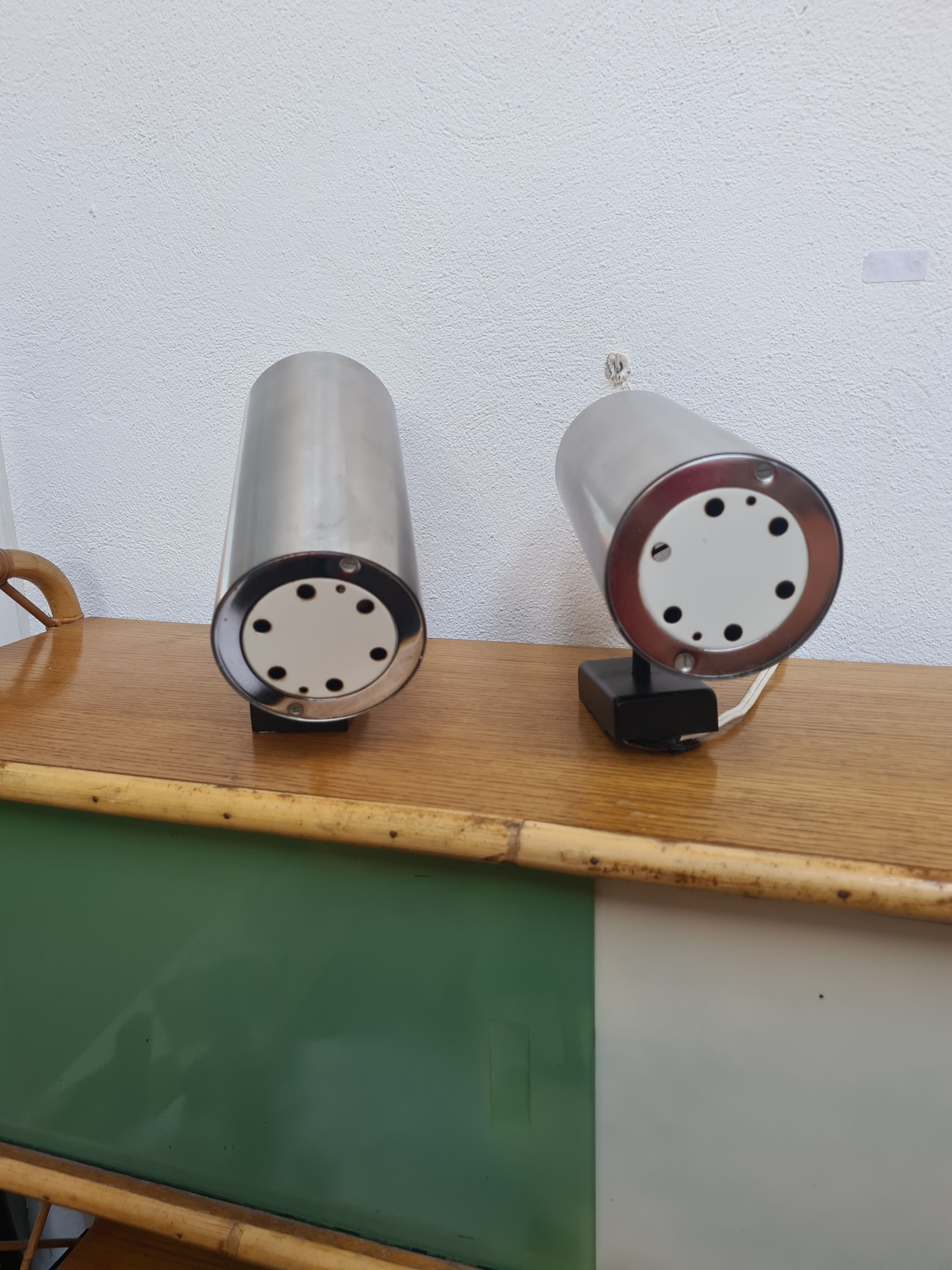 Pair of parscot wall lamps 50s