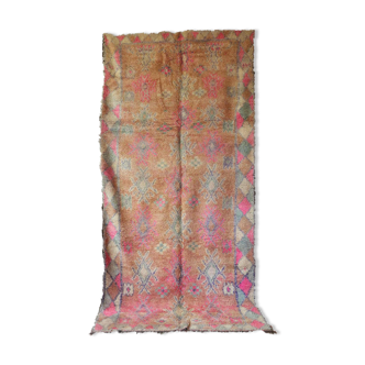 Tapis rose marocain - 190 x 385 cm