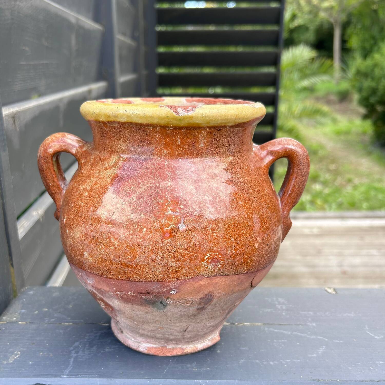 Antique terracotta jar