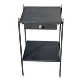 Table d’appoint, chevet dans le style de Jacques Adnet, France 1950