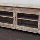 Buffet vitré en bois ancien