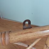 Rattan wicker wall shelf