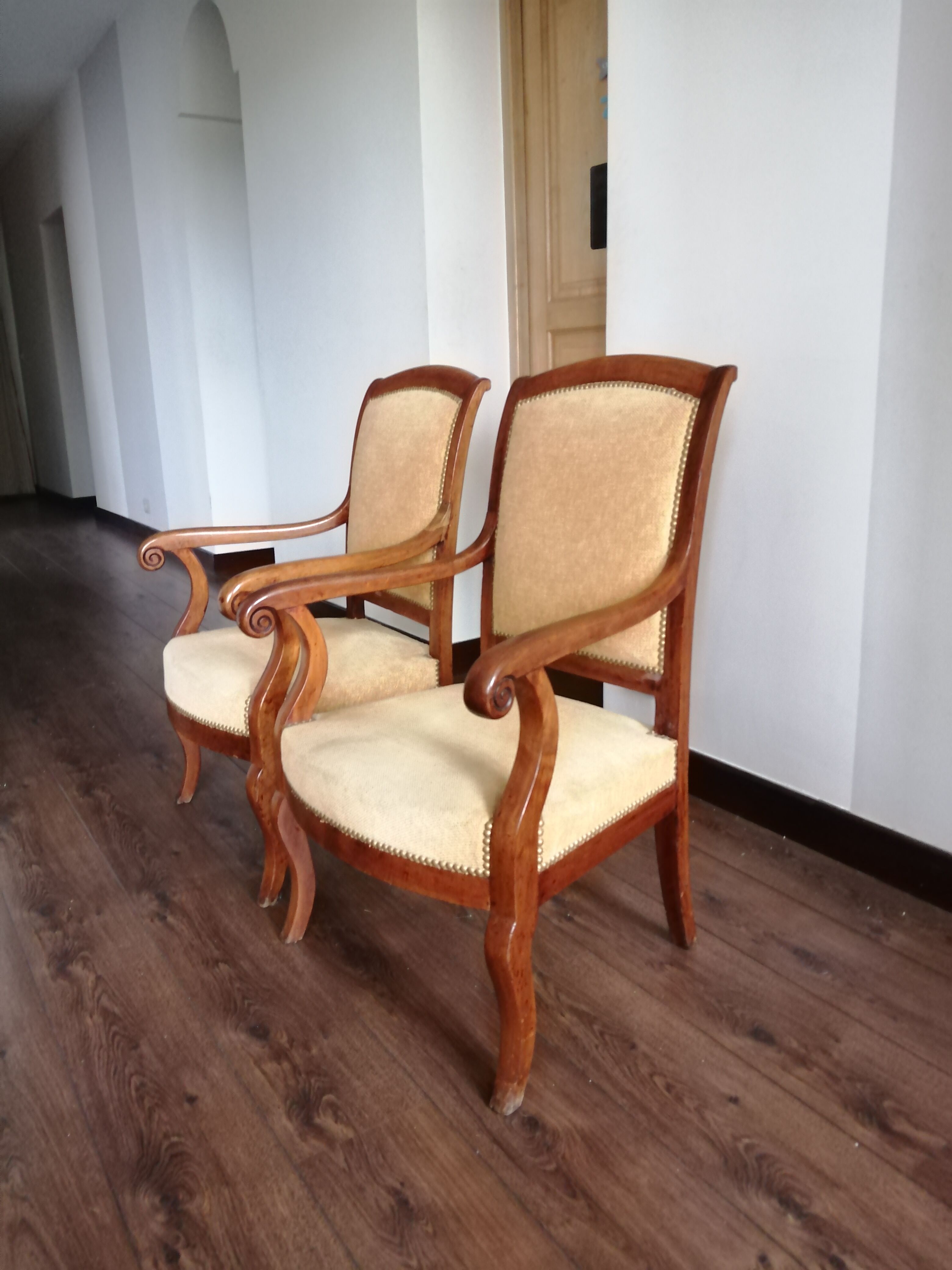 Paire de Fauteuils d'époque Restauration