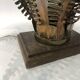 Jansen style Brass Lilies Table Lamp Midcentury Modern Hollywood Regency 1970s