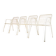 4 vintage Emu Rio chairs from Italy, 1980.