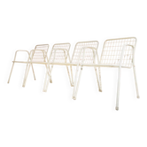 4 vintage Emu Rio chairs from Italy, 1980.