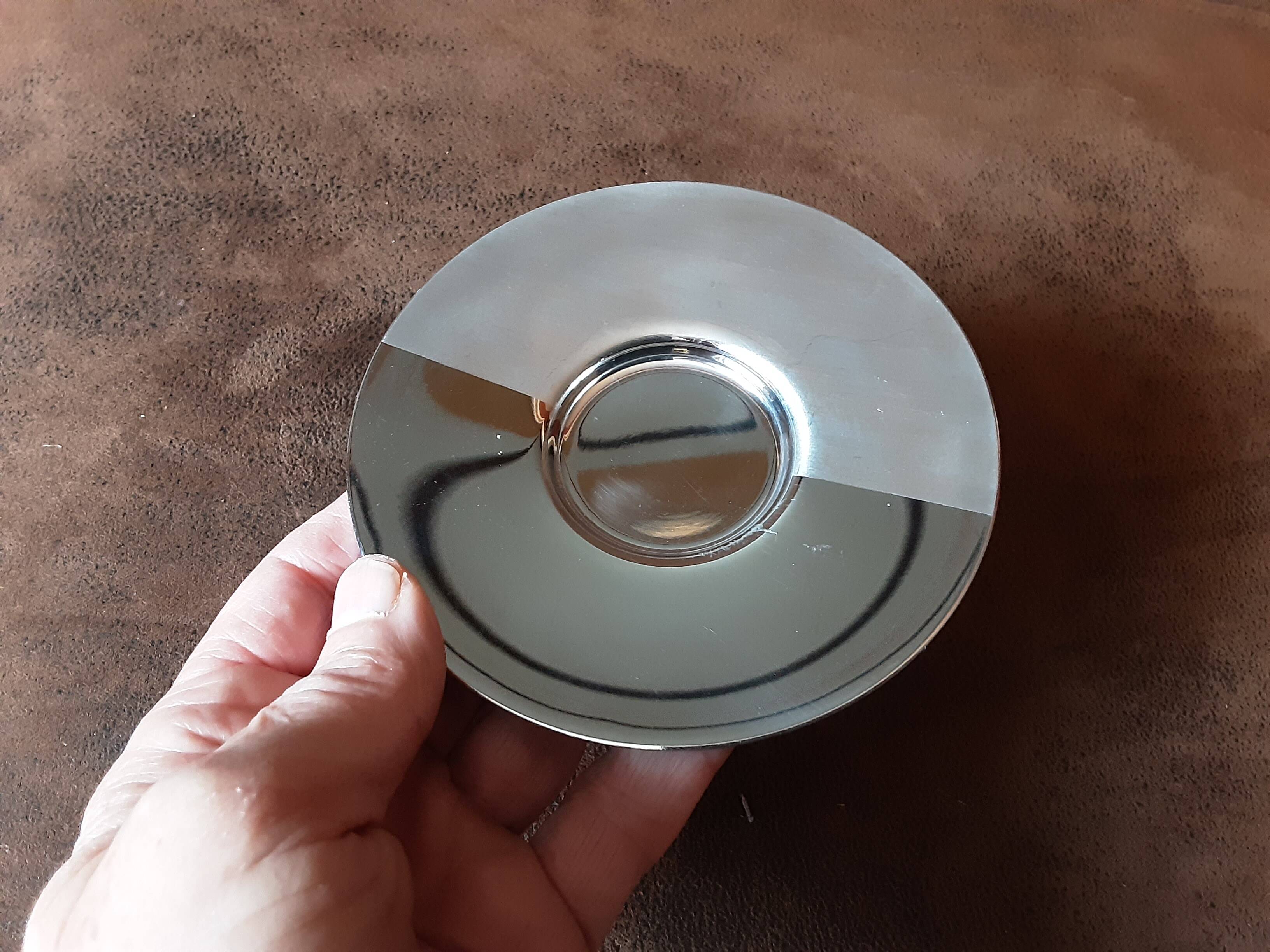 Set of 4 metal coasters or cup holders