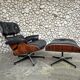 Fauteuil Lounge et ottoman Herman Miller Charles & Ray Eames, palissandre