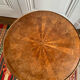 Table d'appoint, guéridon en marqueterie de bois