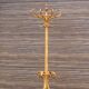 Bistro coat rack with 8 hooks, Thonet style, Fischel 1920.