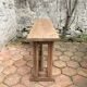 Pair of antique solid oak benches