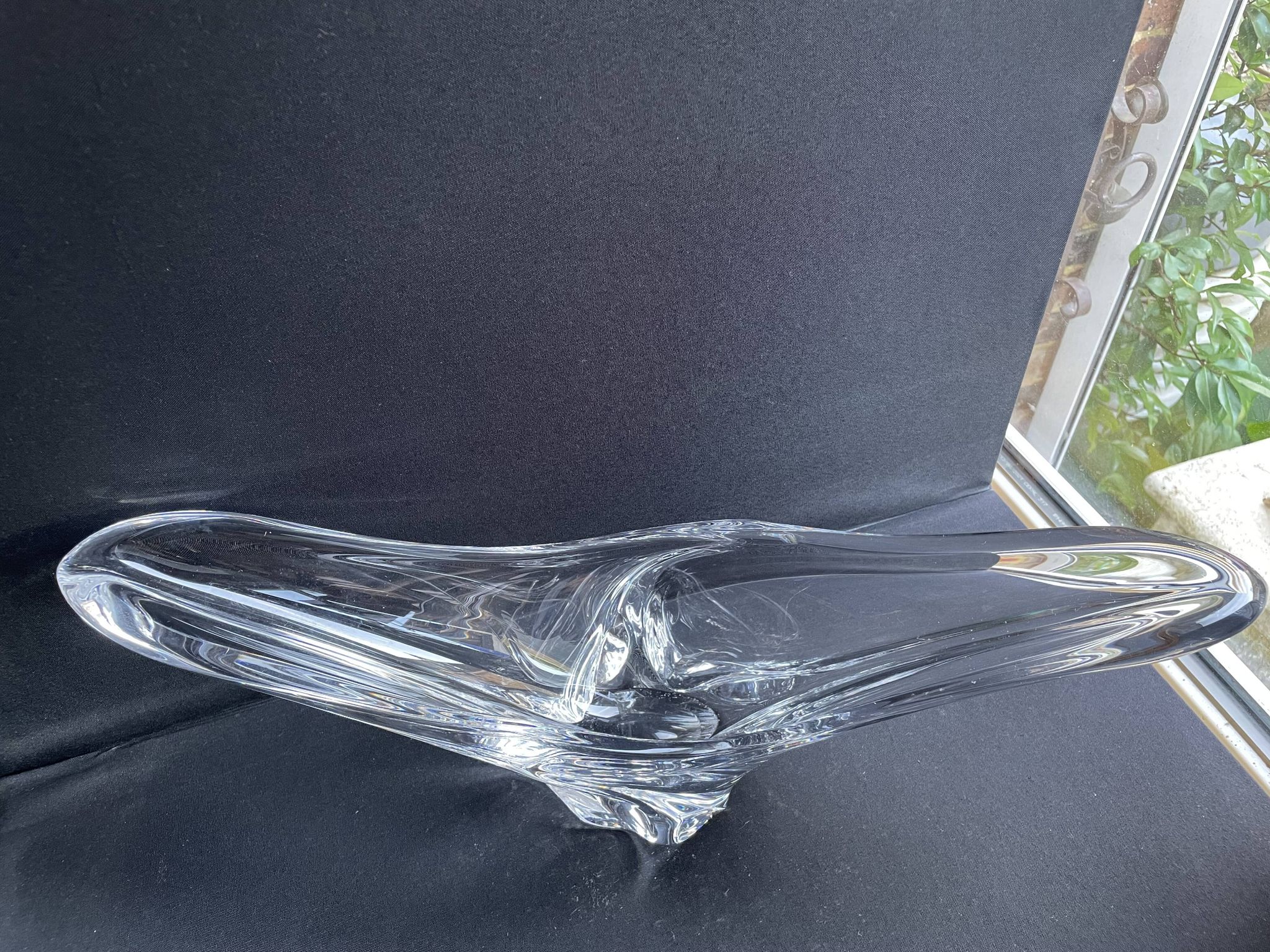 Coupe en cristal de Daum, France