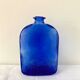 Cobalt blue glass apothecary bottle