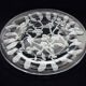 Crystal plate Gui Lalique pattern