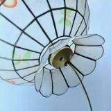 Vintage mother-of-pearl and brass pendant/chandelier