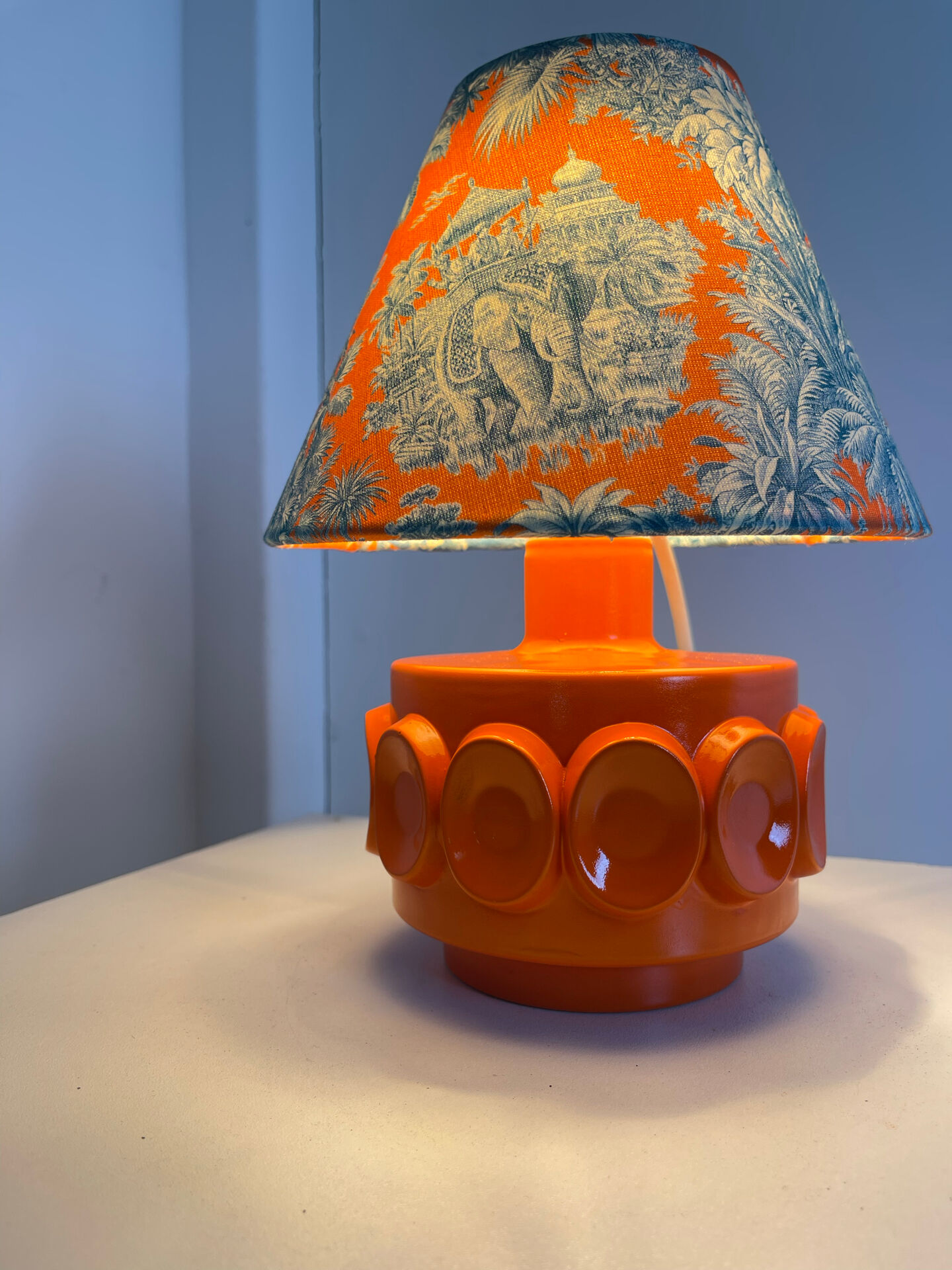 Lampe en verre 1970
