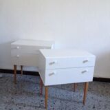 Pair of Scandinavian nightstands