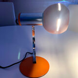 Targetti lamp vintage 1960s space age orange chrome